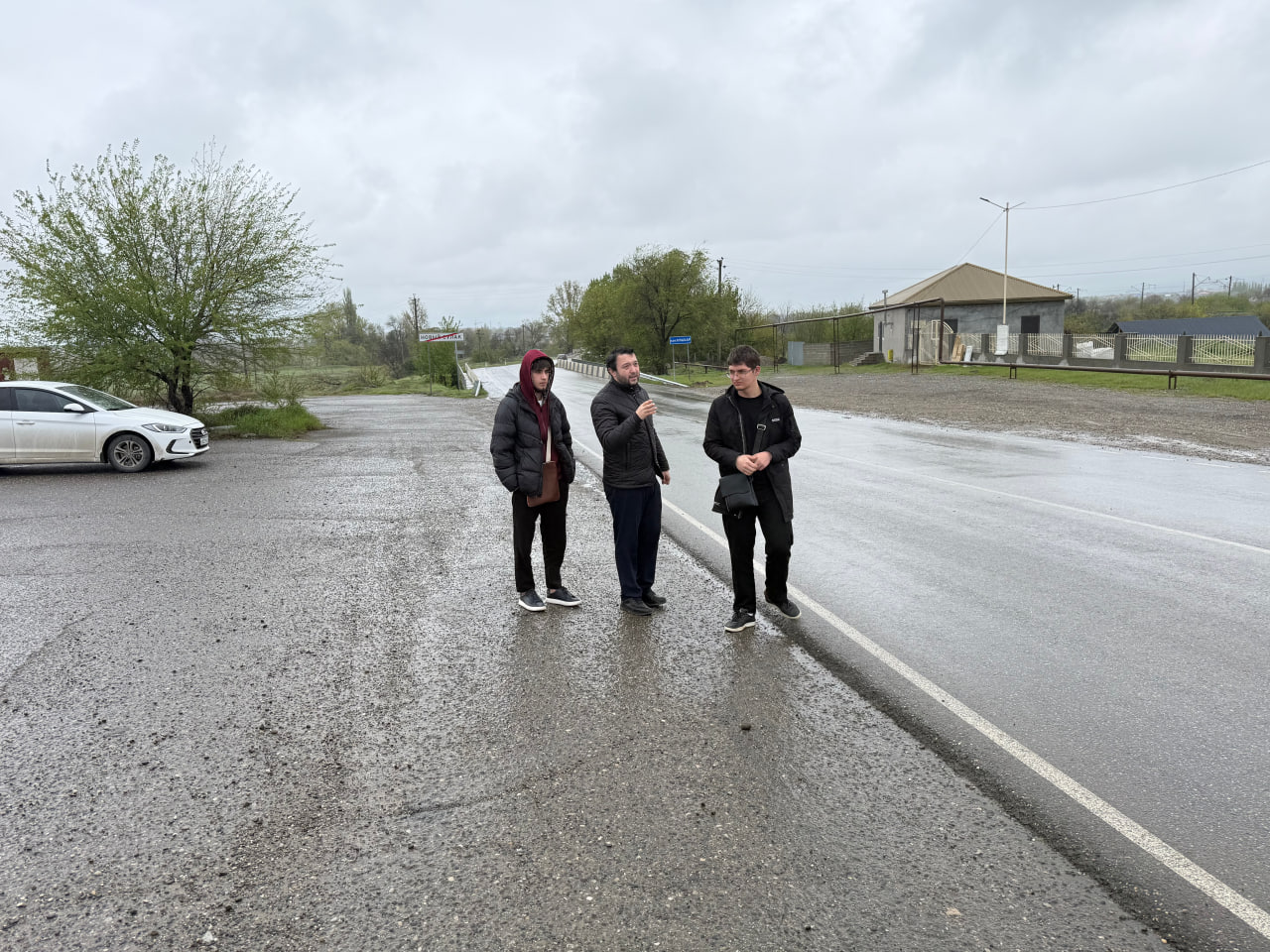 Студенты АДК осмотрели ремонт трассы Кизилюрт – Костек